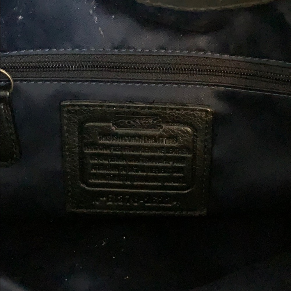 Coach Black Leather Handbag - Picture 4 of 6